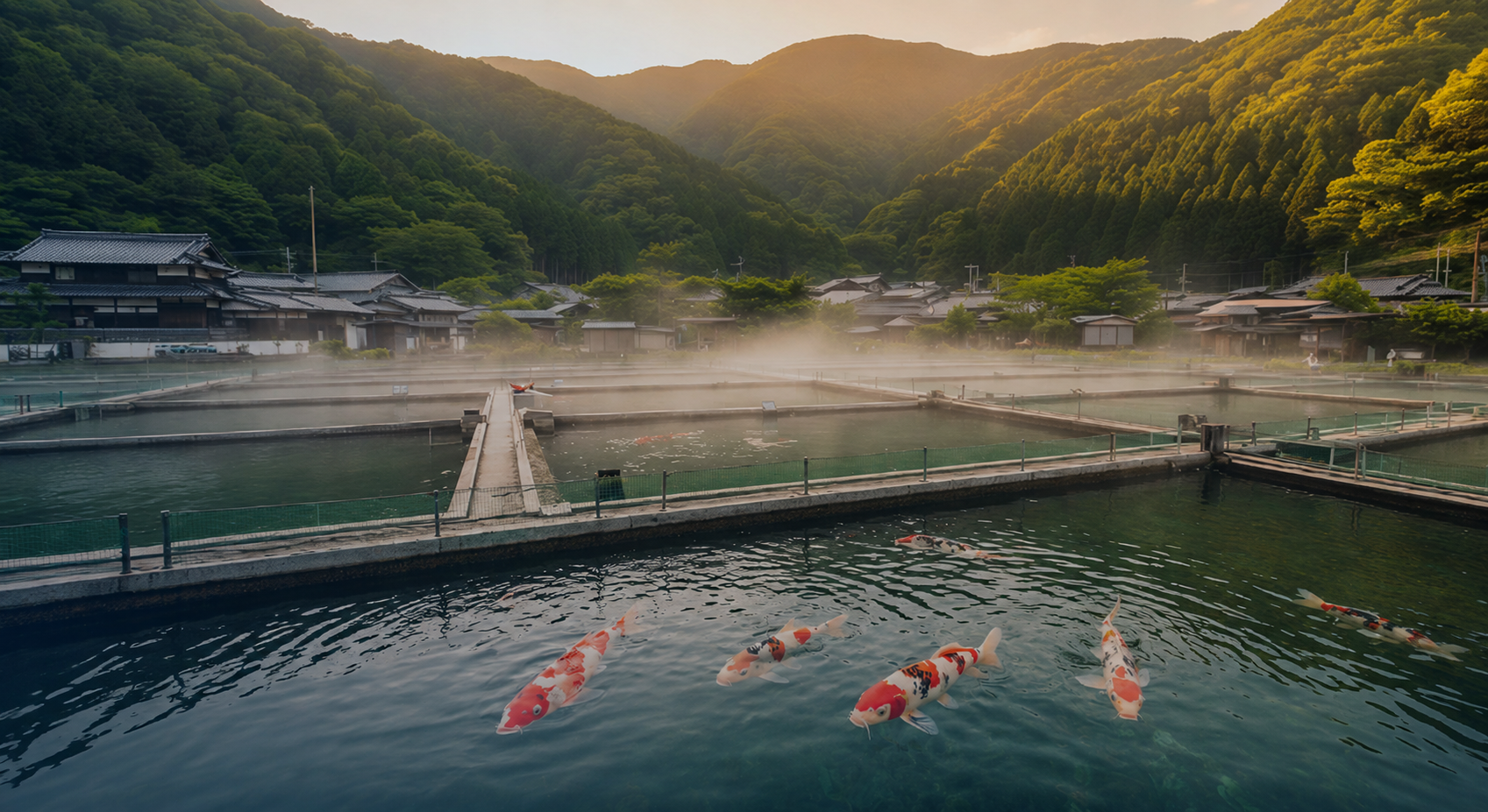 Dainichi Koi Farm in Japan